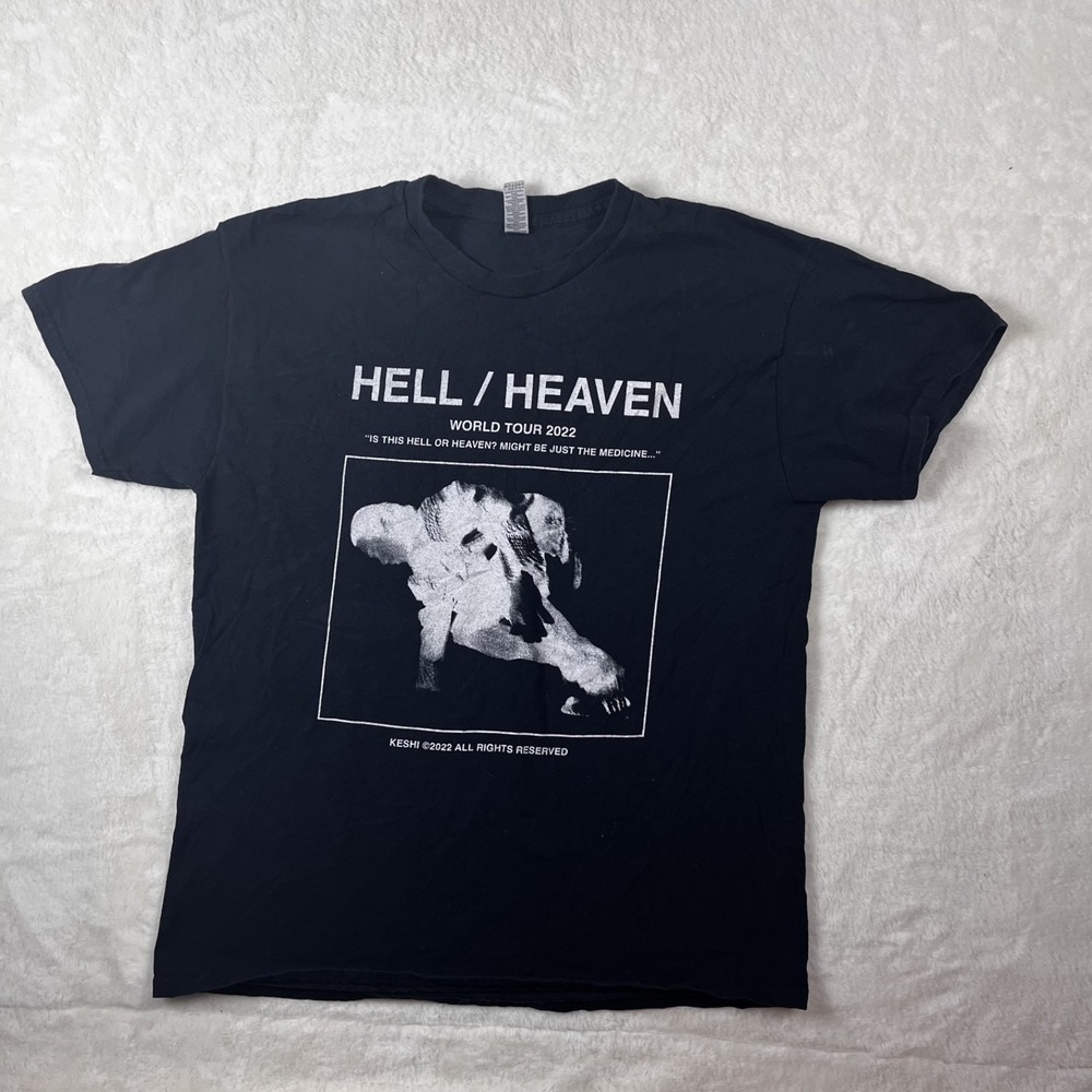 Keshi Hell/Heaven tour t-shirt Size-L Black